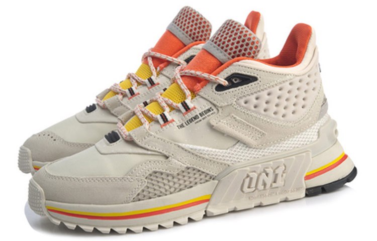 Lookbook (W) Li-Ning 001 T1000 Winter Mid 'Beige' Kasut Musim Sejuk Beige AGLP094-2