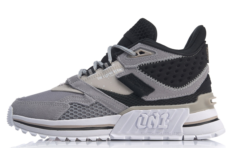 (Women) Li-Ning 001 T1000 Winter Mid 'Grey Black' AGLP094-5