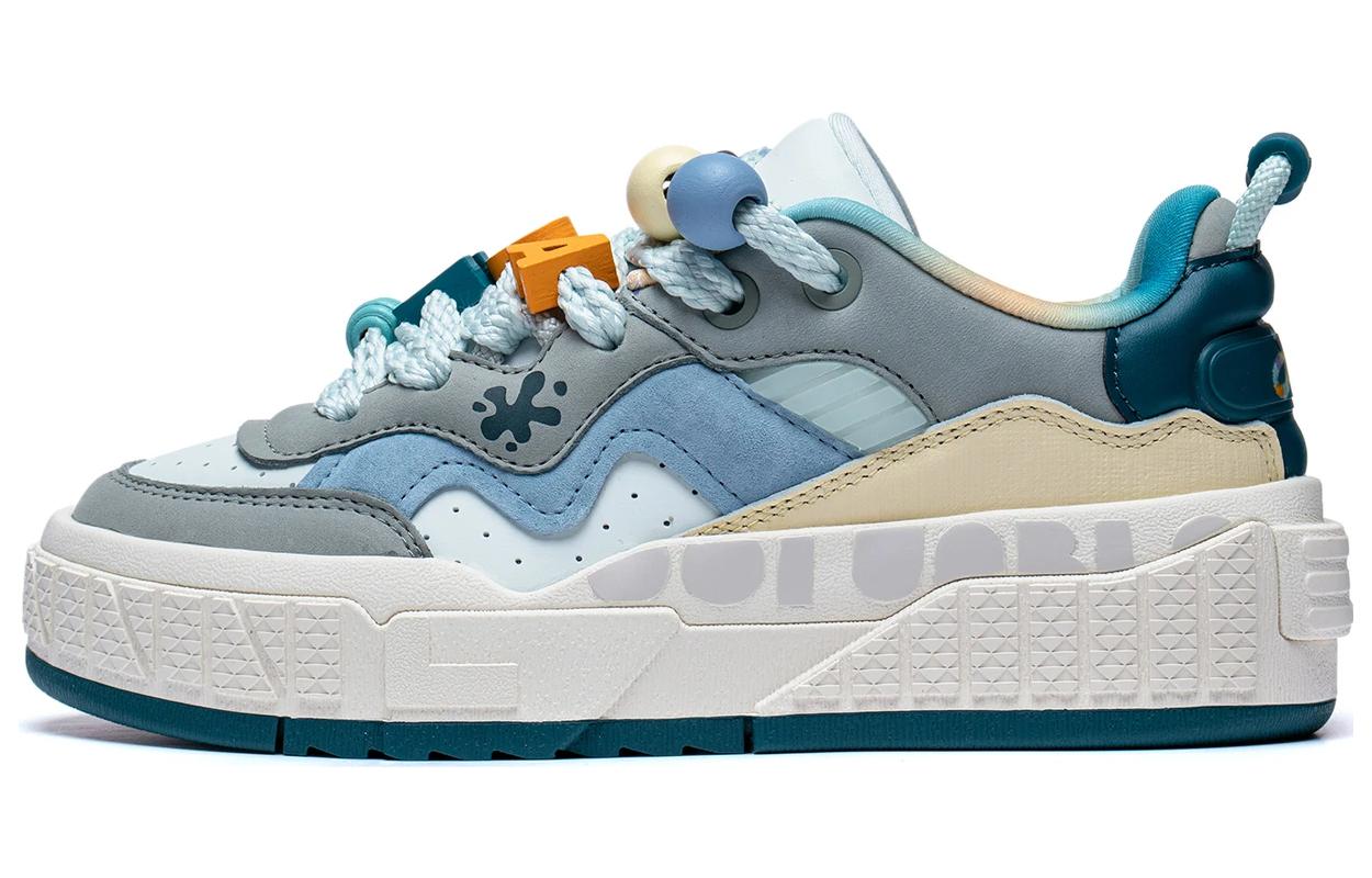 (Women) Li-Ning 001 Unblock x Disney Skate Shoes 'Blue Grey Teal' AGCT096-4