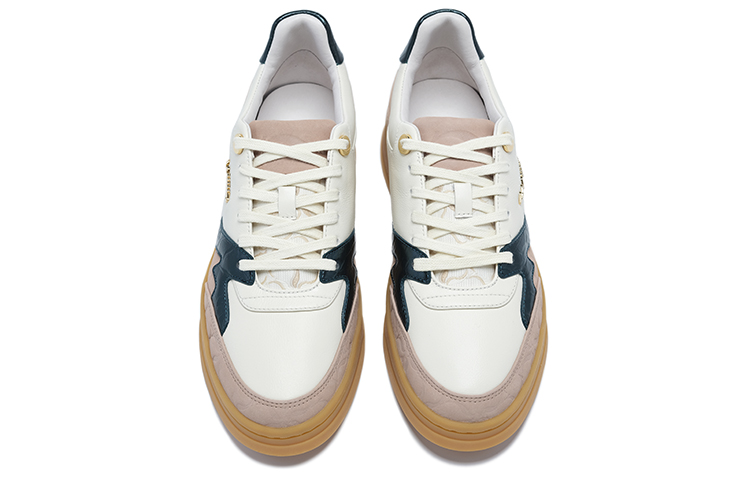 Lookbook (W) 李寧1990 001 レトロカラーブロック 白茶緑 ALHT028-2