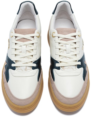 (W) 리닝 1990 001 레트로 컬러 블록 화이트 브라운 그린 ALHT028-2 Lookbook (W) 리닝 1990 001 레트로 컬러 블록 화이트 브라운 그린 ALHT028-2