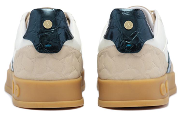 Shop (W) 李寧1990 001 レトロカラーブロック 白茶緑 ALHT028-2