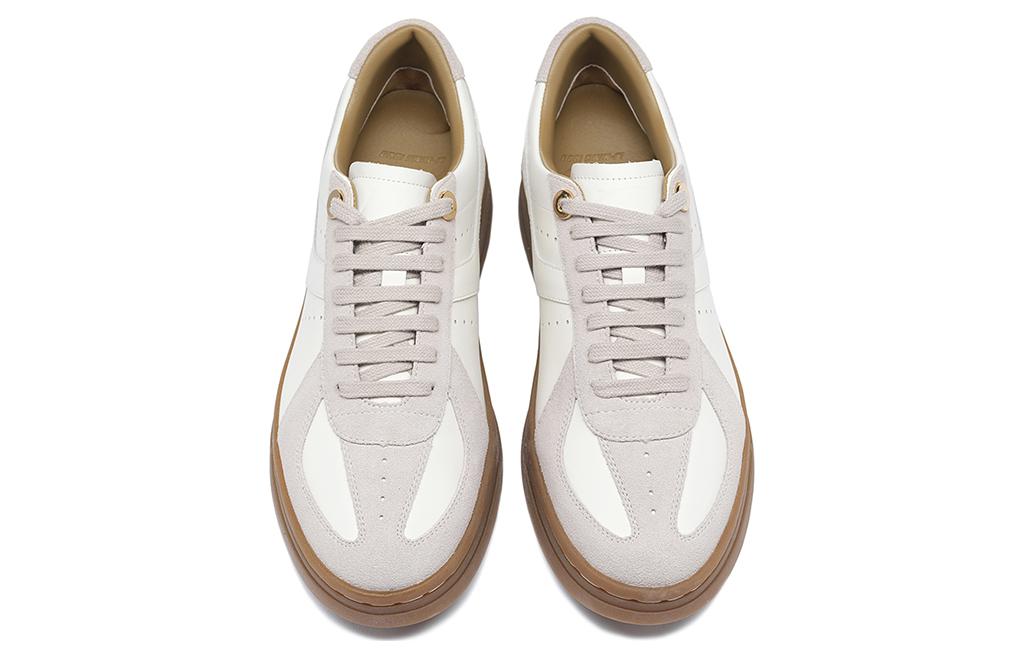 Lookbook 李宁1990 002 低帮休閒時尚板鞋 女款 白灰色