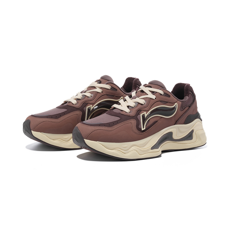 Lookbook (W) Li-Ning 1990 2 Low ''Lava Brown'' Scarpe da Ginnastica. ALJT046-3