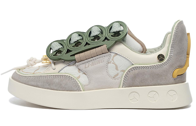 Buy 李寧1990 舒適潮流重瞳板鞋 女款 灰綠