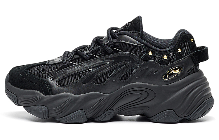 (Women) Li-Ning 1990 'Fashion Casual Dad Shoe Black' ALFR150-1