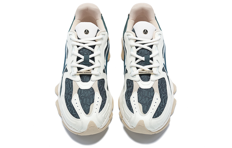 Lookbook 李寧 1990 熔岩 防滑輕便 低筒 運動休閒鞋 女款 白綠