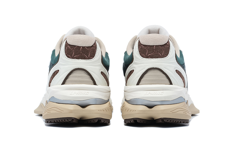 Shop 李寧 1990 熔岩 防滑輕便 低筒 運動休閒鞋 女款 白綠