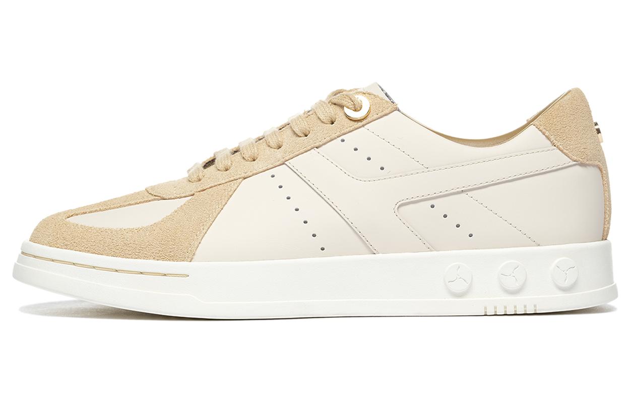 (Women) Li-Ning 1990 'Low-Top Casual White Brown' ALHS028-1