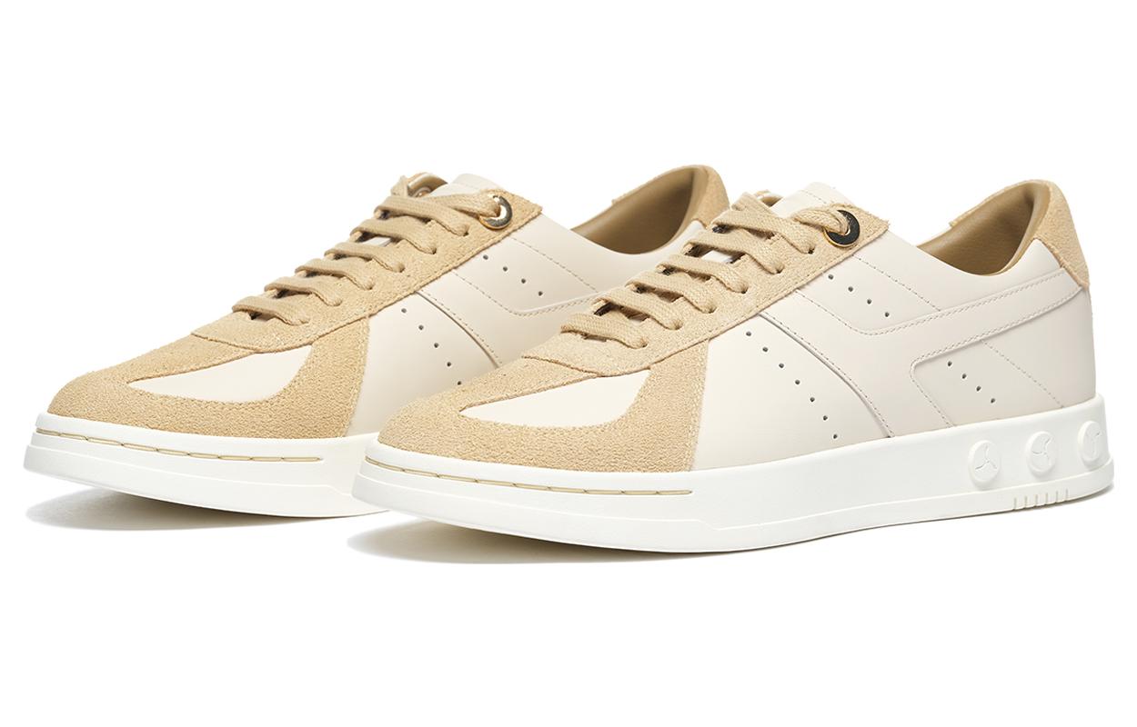 Order (W) Li-Ning 1990 'Sepatu Kasual Rendah Putih Cokelat' ALHS028-1