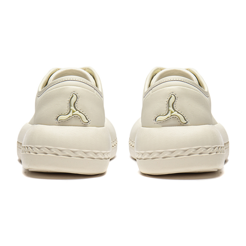 Details for LI-NING 1990 迷鏈 舒適百搭 減震耐磨 低筒 板鞋 女款 米白色