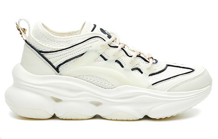 Order (W) Li-Ning 1990 ''Mickey Mouse Beige'' Scarpe ALFR158-2
