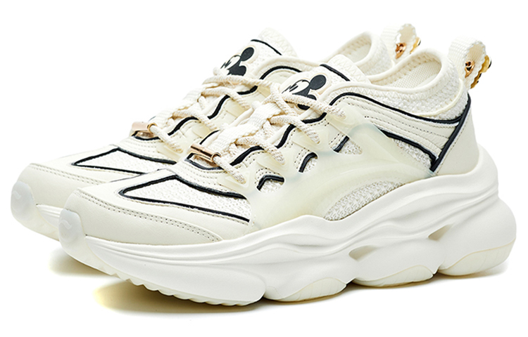 Lookbook (W) Li-Ning 1990 ''Mickey Mouse Beige'' Scarpe ALFR158-2