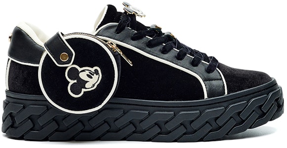 (W) Li-Ning 1990 'Mickey Mouse Retro Chunky Low-Top Hitam' ALFR152-1 Order (W) Li-Ning 1990 'Mickey Mouse Retro Chunky Low-Top Hitam' ALFR152-1