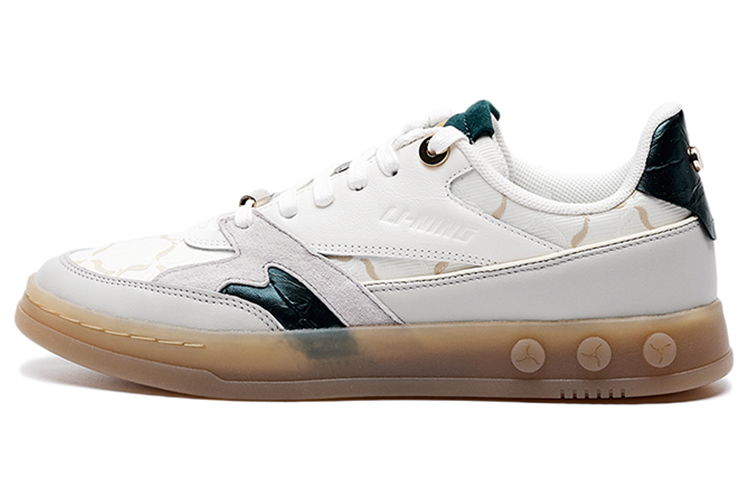 (Women) Li-Ning 1990 'White Green Fashion Casual' ALFR124-3