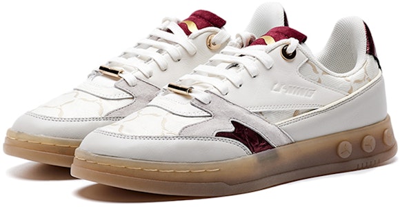 (W) Li-Ning 1990 'Blanco Rojo Marrón Claro' ALFR124-4 Order (W) Li-Ning 1990 'Blanco Rojo Marrón Claro' ALFR124-4