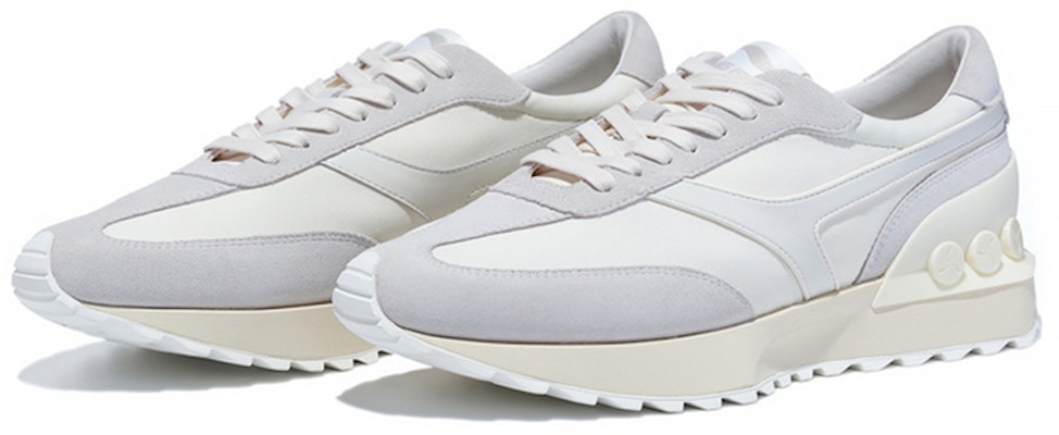 (W) Li-Ning 1990 'Zheng Rong Retro Klasik Jogger - Putih Pudar Rendah' ALJT042-3 Order (W) Li-Ning 1990 'Zheng Rong Retro Klasik Jogger - Putih Pudar Rendah' ALJT042-3