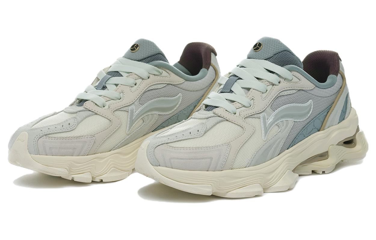 Lookbook (W) Li-Ning 1990 Klasik Retro 'Abu-Abu' ALJS036-3