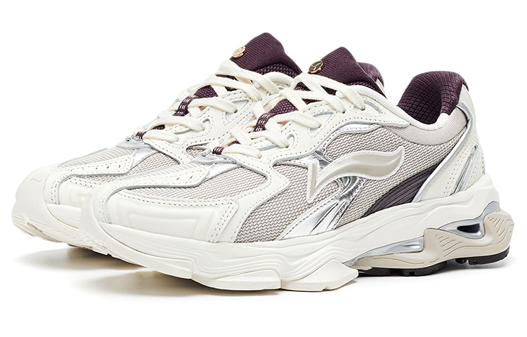 Order (W) Li-Ning 1990 Low ''Beige'' Sneakers ALFR144-1