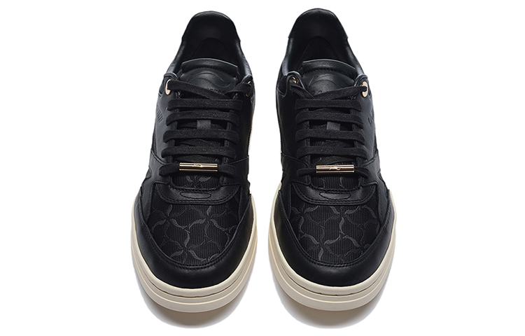 Lookbook (W) Li-Ning 1990 Low 'Hitam Kasual' ALFR124-1