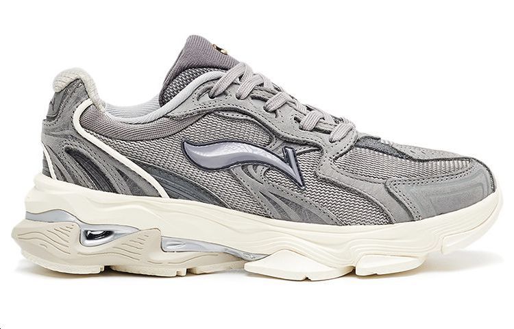 Order (W) Li-Ning 1990 Low ''Haze Grey Retro'' Sneakers Grijs Retro. ALFR144-2