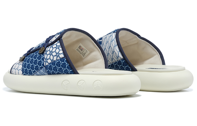 Lookbook 李寧 1990 復古休閒 運動拖鞋 女款 深鳶尾藍