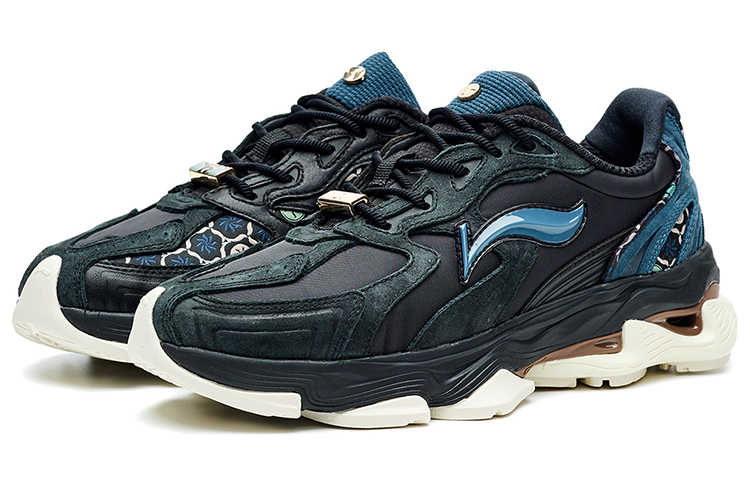 Lookbook (W) Li-Ning 1990 Retro 'Biru Hijau Danau' ALFR182-2