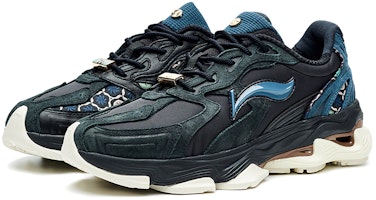 (W) Li-Ning 1990 Retro 'Hijau Tasik Biru' ALFR182-2 Lookbook (W) Li-Ning 1990 Retro 'Hijau Tasik Biru' ALFR182-2