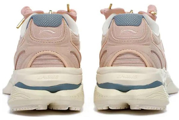 (W) Li-Ning 1990 Retro 'Peach Mud Pink' Sepatu Sneakers ALJS012-2 Shop (W) Li-Ning 1990 Retro 'Peach Mud Pink' Sepatu Sneakers ALJS012-2