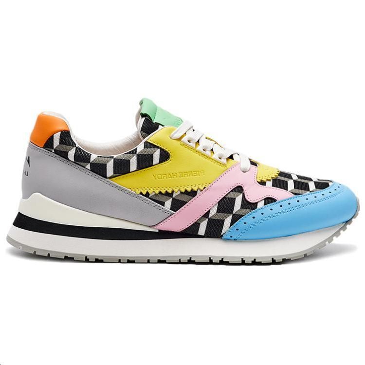 Order (W) Li-Ning 1990 Retro Low ''Colorblock'' Sneakers ALFR201-1