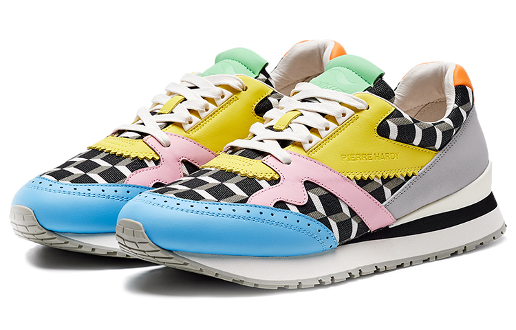 Lookbook (W) Li-Ning 1990 Retro Low ''Colorblock'' Sneakers ALFR201-1