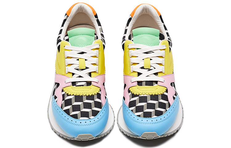 Shop (W) Li-Ning 1990 Retro Low ''Colorblock'' Sneakers ALFR201-1