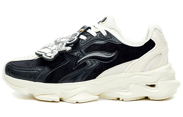 (W) Li-Ning 1990 Retro Running 'Black White'