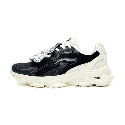 (W) Li-Ning 1990 Retro Running 'Black White'