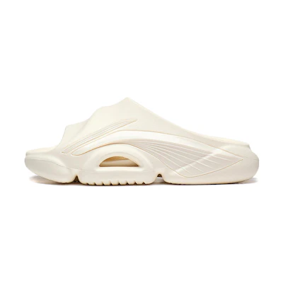 (W) Li-Ning 1 Badfive Slides 'Cream White'