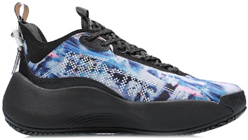 LiNing李寧 BD5 街頭風 反光低筒籃球鞋 女款 黑藍 Order LiNing李寧 BD5 街頭風 反光低筒籃球鞋 女款 黑藍