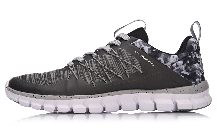 (Women) Li-Ning 24H Low Training Shoes 'Black Grey' AFHM042-2