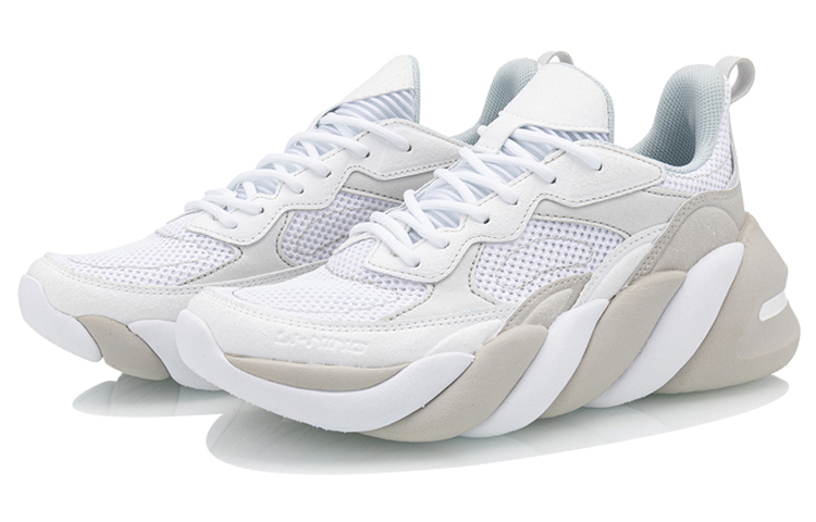 Lookbook (W) Chaussures d''entraînement Li-Ning 24H ''Blanc Gris'' AFPQ038-2