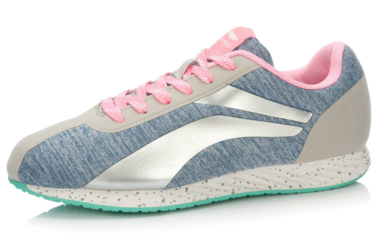 Order (W) Li-Ning 3KM LNC Low ''Gris Rose Vert'' ALCL008-1