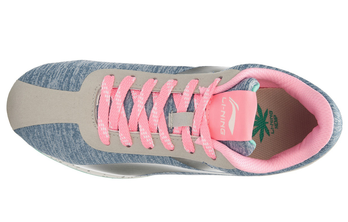 Lookbook (W) Li-Ning 3KM LNC Low ''Gris Rose Vert'' ALCL008-1