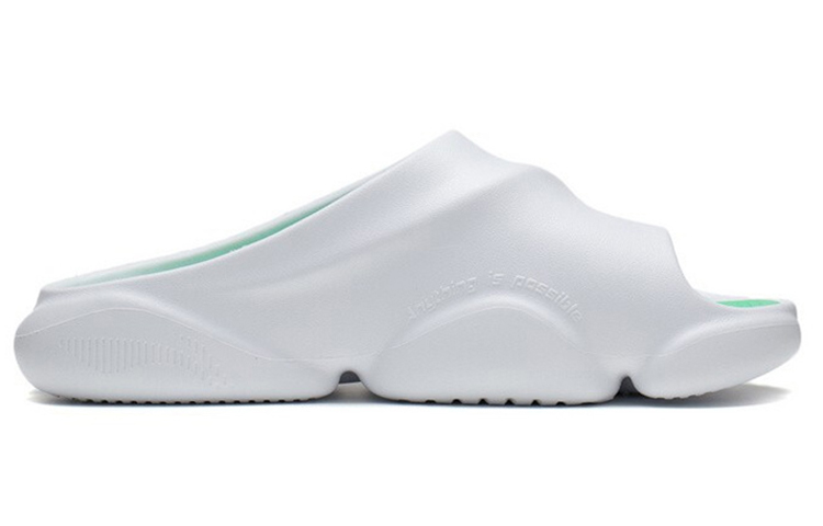 Order (W) Li-Ning 8 PE Courtside Ciabatte Sportive ''Bianco Verde'' ABTS010-14