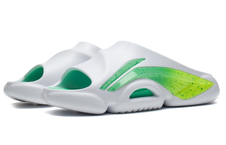 Lookbook (W) Li-Ning 8 PE Courtside Ciabatte Sportive ''Bianco Verde'' ABTS010-14