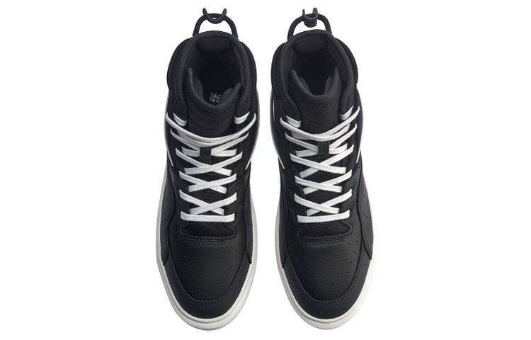 Shop (Women) Li-Ning 937 Mix Hi Winterized 'Black White' AGBP074-2