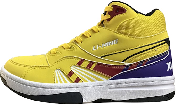 (Women) Li-Ning 937 X-Large 'High-Top Retro Yellow Purple' AGBN064-10 Buy (Women) Li-Ning 937 X-Large 'High-Top Retro Yellow Purple' AGBN064-10