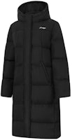 (W) 李寧長款連帽羽絨外套 黑色純色 AYMT200-1 Order (W) 李寧長款連帽羽絨外套 黑色純色 AYMT200-1