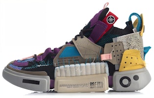 (Women) Li-Ning Ace Low 'Multicolor Grey' AGBQ066-1 (Women) Li-Ning Ace Low 'Multicolor Grey' AGBQ066-1