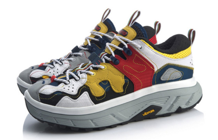 Lookbook (W) Li-Ning Ace Low 'Kuning Multicolor' Sneakers AGBQ072-2