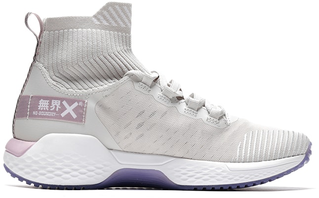 (Women) Li-Ning All City 'Breathable High-Top Grey Purple' AFJP006-3 Order (Women) Li-Ning All City 'Breathable High-Top Grey Purple' AFJP006-3