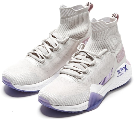 (Women) Li-Ning All City 'Breathable High-Top Grey Purple' AFJP006-3 Lookbook (Women) Li-Ning All City 'Breathable High-Top Grey Purple' AFJP006-3