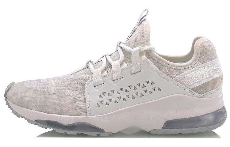 (Women) Li-Ning All City Cushion Running Shoes 'White Grey' AGLM018-2